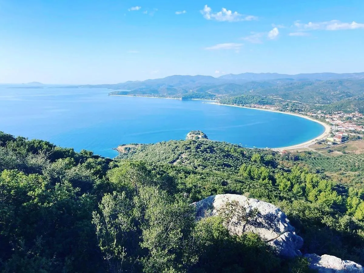 Villa Ulyana Toroni - Front Seaview, First Line, Fireplace 0*,  Greece